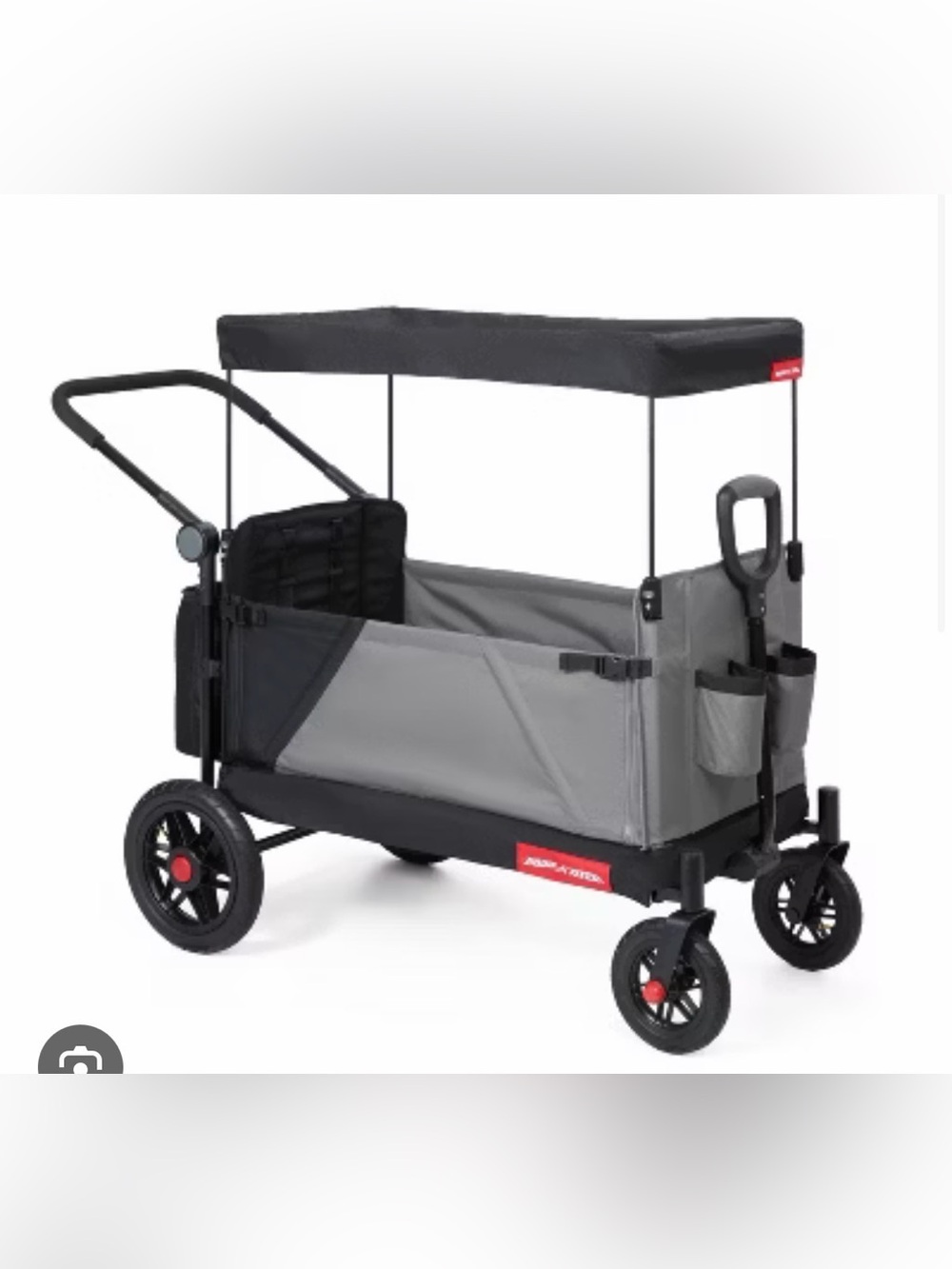 Black Radio Flyer Wagon Canopy Replacement fabric only